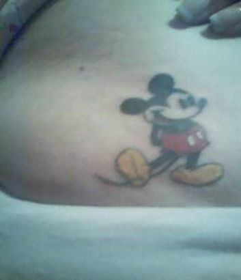 Micky Mouse Image Tattoos