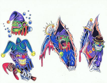 Joker Tats Cartoon