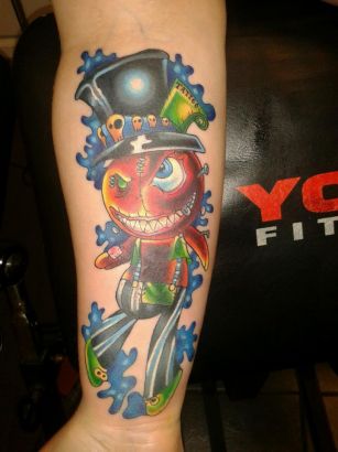 Voodoo Doll Tat