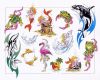 fish cartoon tattoos image