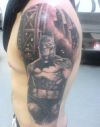 batman left shoulder tattoo