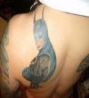 batman back tattoo