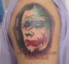 Joker  face Tattoo Desgin