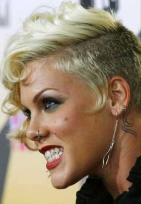 Pink Musical Note Tattoo