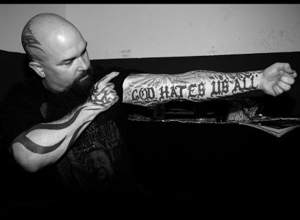 Kerry King Arms Go Hates Us All Tattoo Design