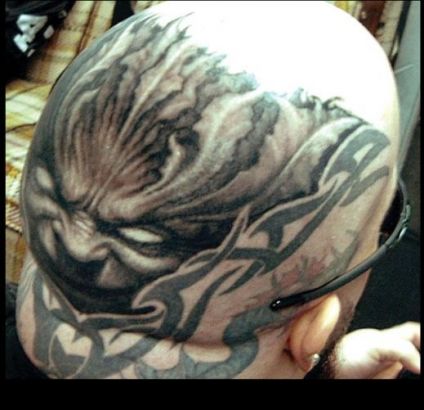 Kerry King Skull Tattoo Design