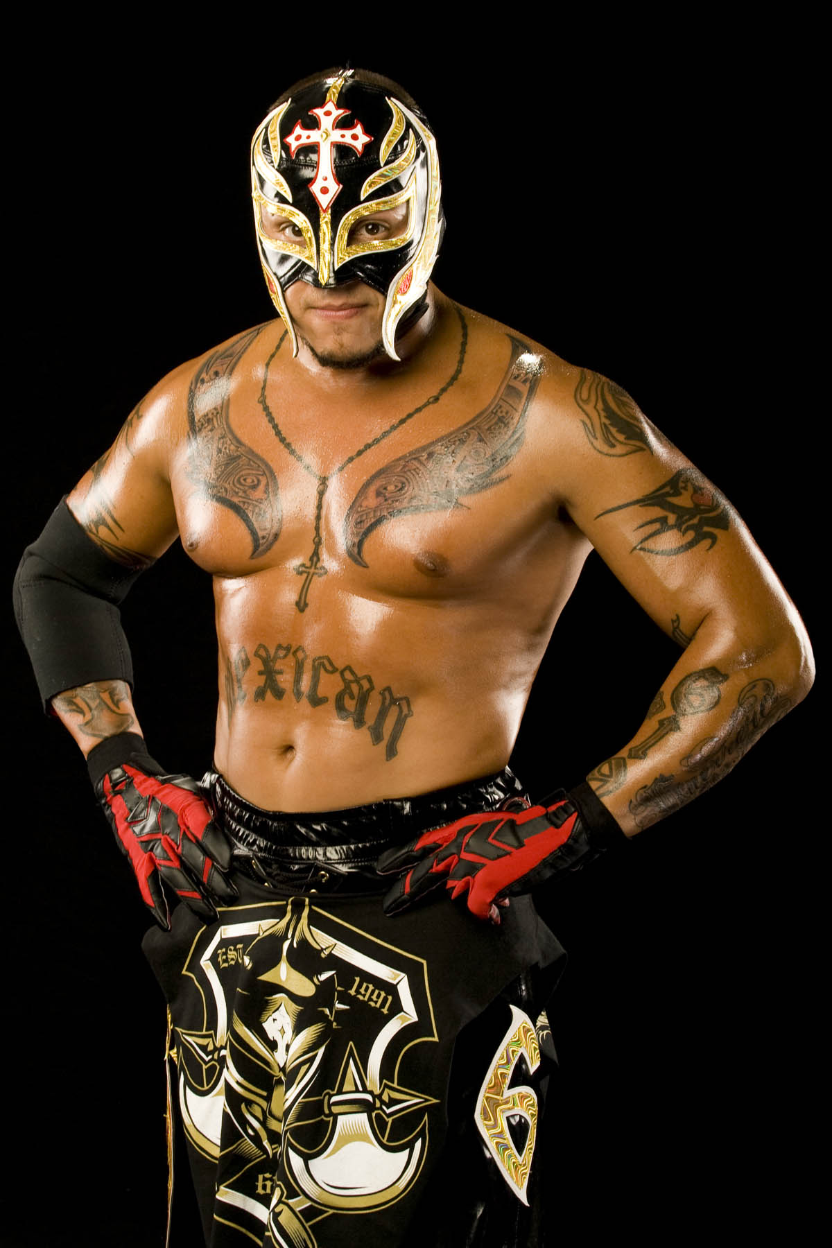 Rey Mysterio Chest Tattoo