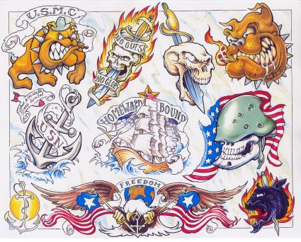 American Tattoos Design