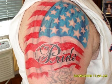 American Flag Tattoo Design