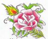 rose tats design 