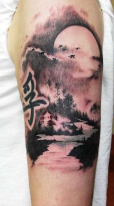 Asian Tats Art On Arm