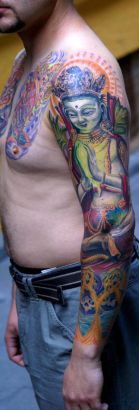 Asian Full Sleeve Tats