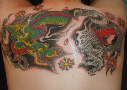 Asian Tattoo Back Design