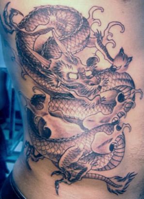 Asian Dragon Tattoo For Men 