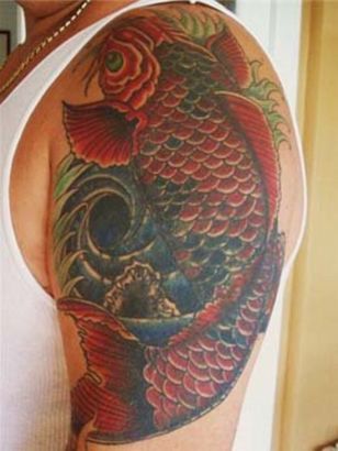 Asian Fish Tats For Man