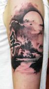 asian tats art on arm