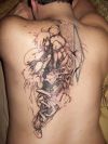 manga cartoon tattoo