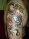 asian dragon pics tat on shoulder