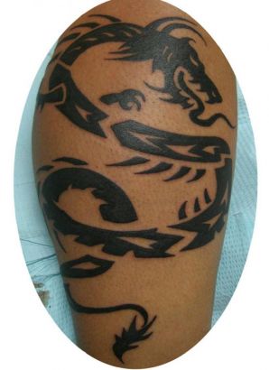 Chinese Dragon Tattoo On Arm