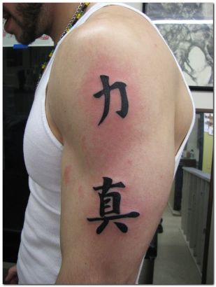 Chinese Symbols Tattoo