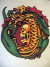 free tattoo on chinese
