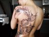 chinese tats design on back