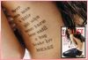 chinese text tattoo