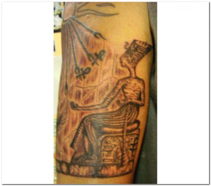 Egyptian Culture Leg Tat