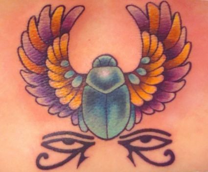 Egyptian Scarab Tats