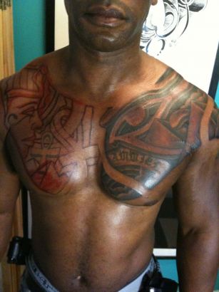 Egyptian Tattoos On Chest