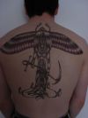 egyptian back tattoo design