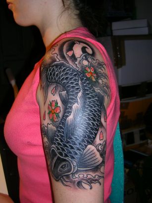 Japanese Koi Fish Tattoo