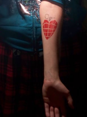 Japanese Heart Tattoo