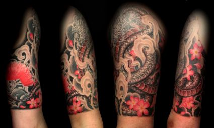 Japanese Half Sleeve Tattoo