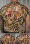 japanese lion tattoo