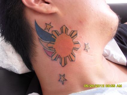 Philippines Flag Tattoo