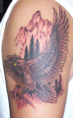 Mexican Eagle Tattoo