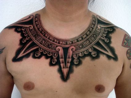 Mexican Tattoo On Chest