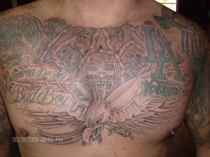 Mexican Tattoo On Chest