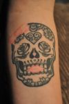 mexican skull tattoo