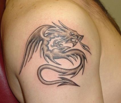 Dragon Pic Of Tattoo On Arm