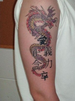 Dragon Pics Of Tattoo On Right Arm