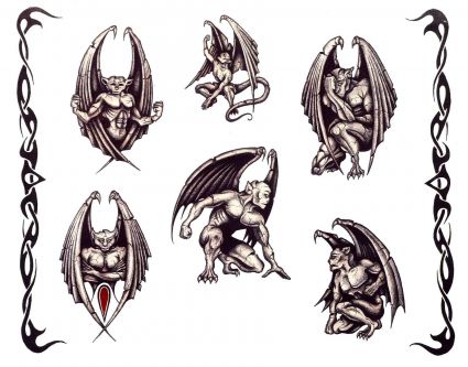 Angel Dragon Tattoos