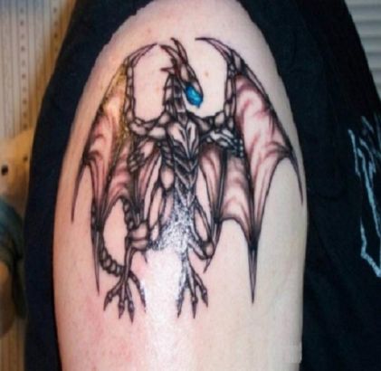 Flying Dragon Pic Of Tattoo On Arm