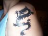 dragon tribal pics tattoo on arm