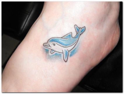 Dolphin Tats On Feet