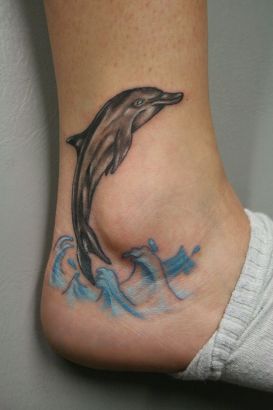 Dolphin Tats Pics On Ankle