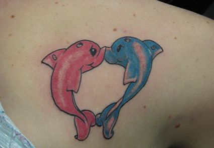 Dolphin Lower Back Pics Tats