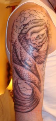 Arm Koi Fish Tat