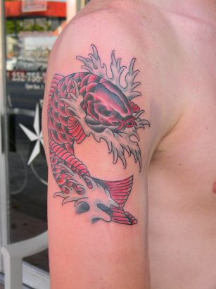 Koi Tats On Arm